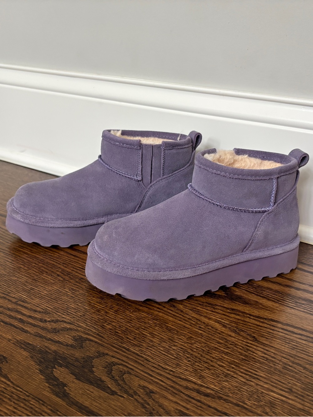Bearpaw Kids Retro Shorty Purple Size 4 Kids